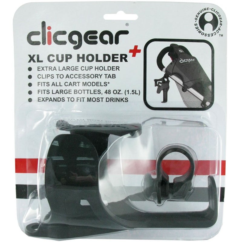 Clicgear Golf Trolley Cup Holder XL, Black - Image 5